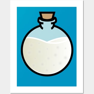 DIY White Potions/Poisons for Tabletop Board Games Posters and Art